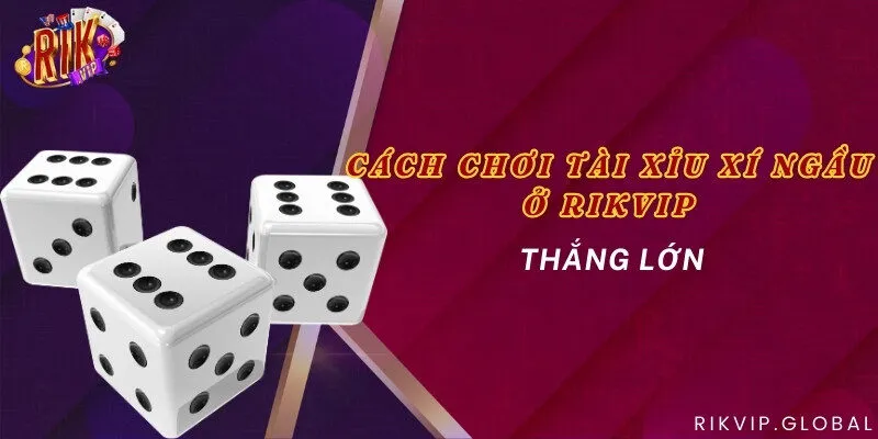 Cách chơi Tài Xỉu Xí Ngầu ở Rikvip thắng lớn